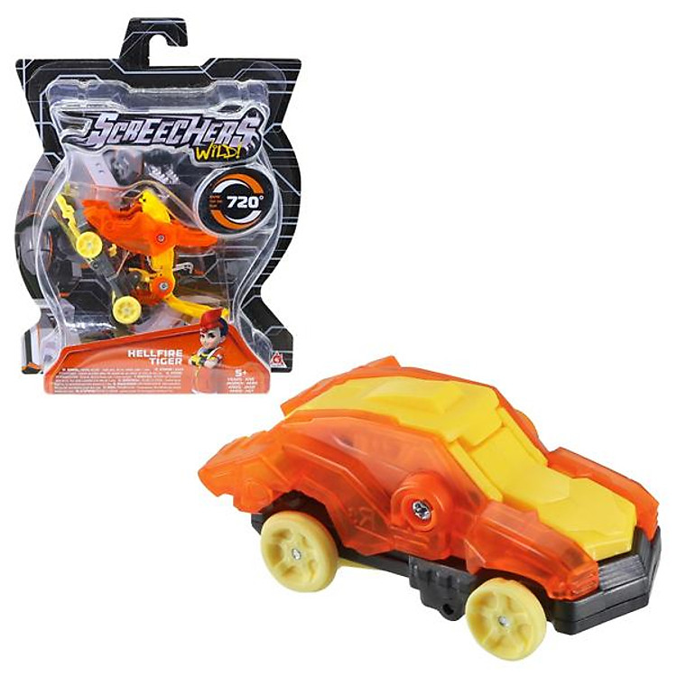 Đồ Chơi Xe Biến Hình Hổ Lửa Chính hãng Giá tốt - Hình ảnh 2