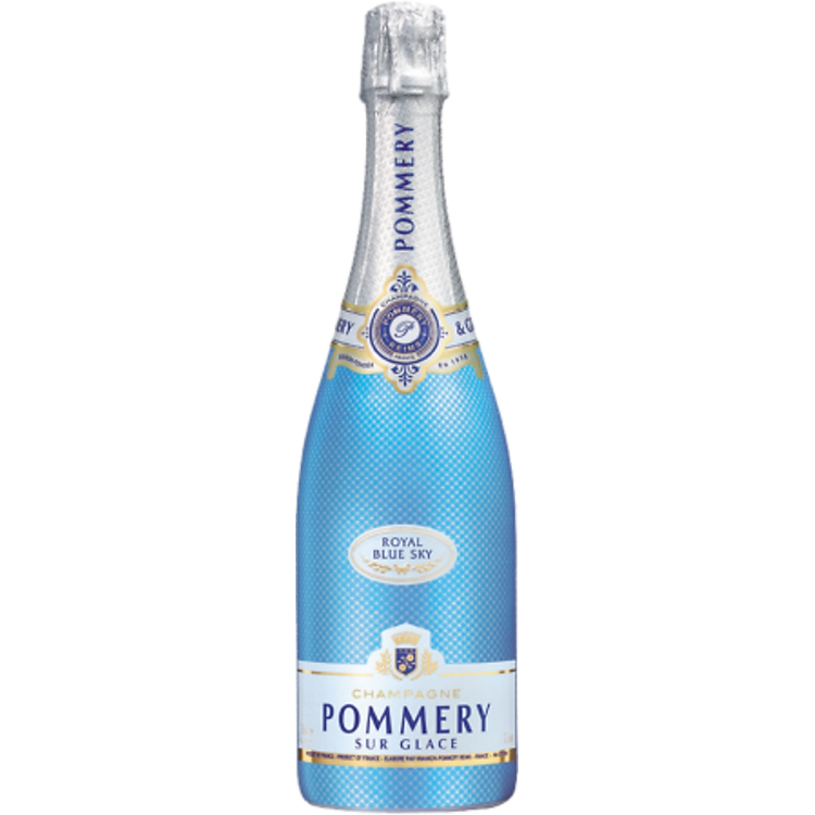 Rượu Vang Nổ Pommery Royal Blue Sky Champagne 12.5% 1x0.75L