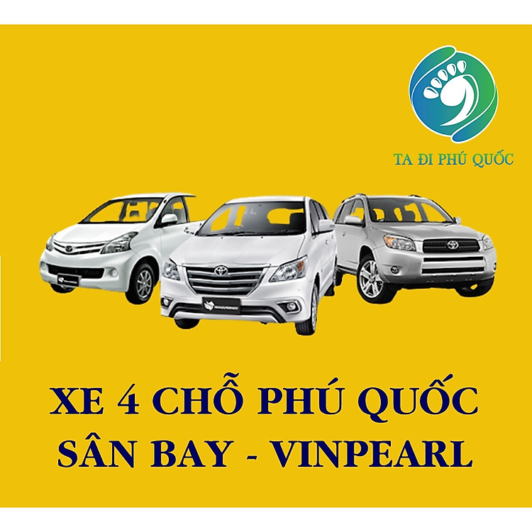 Xe 4 Chỗ Đón Hoặc Tiễn Sân Bay Phú Quốc - Vinpearl, VinWonders, Safari