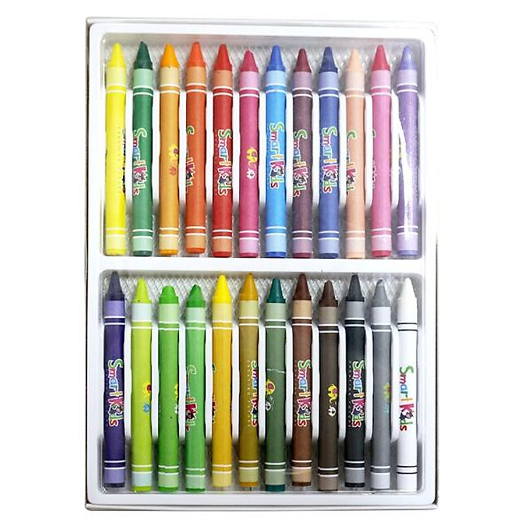 Sáp màu Smartkids FROG & CAT (24 màu) - Ảnh 4