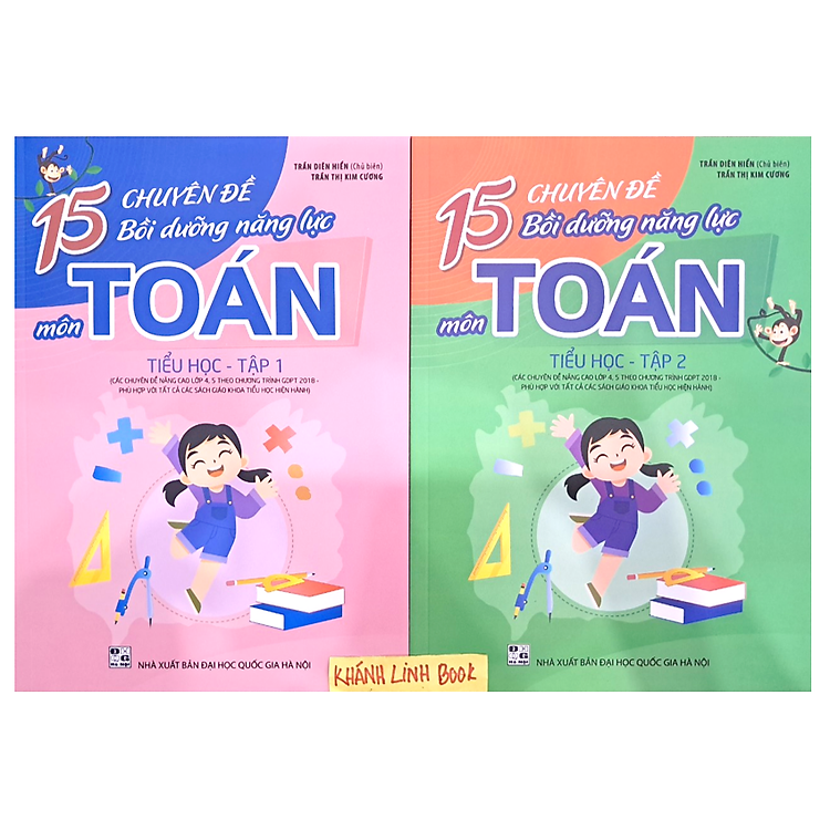 Combo 15 Chuyên Đề Bồi Dưỡng Năng Lực Môn Toán Tiểu Học