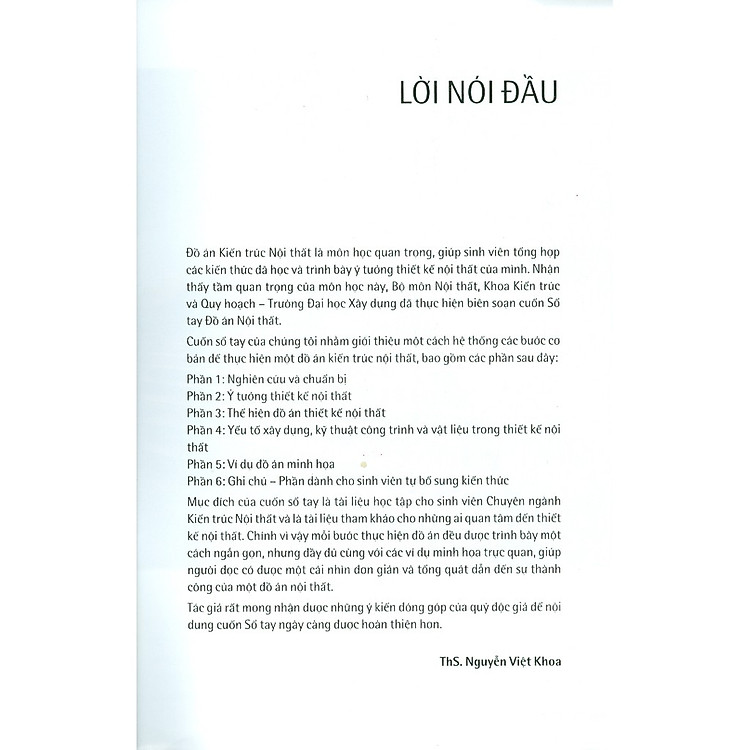 Sổ Tay Đồ Án Nội Thất - Ảnh 2