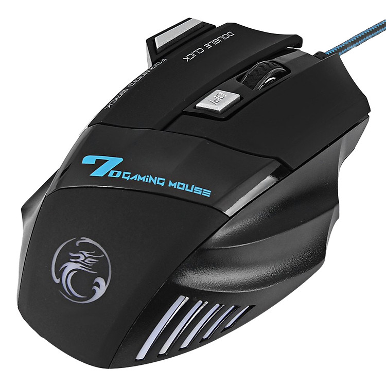 Chuột Chơi Game Có Dây Imice X7 2400DPI LED 7 Phím (Đen) - Hàng Chính Hãng