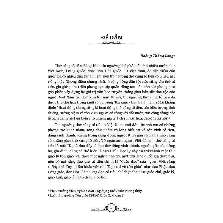 Không Gian Thờ Cúng Tổ Tiên Của Người Việt - Truyền Thống Và Đương Đại - Ảnh 6