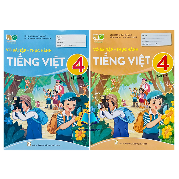 Sách - Combo Vở bài tập - Thực hành Tiếng Việt lớp 4 tập 1 + 2 (Kết nối tri thức với cuộc sống)