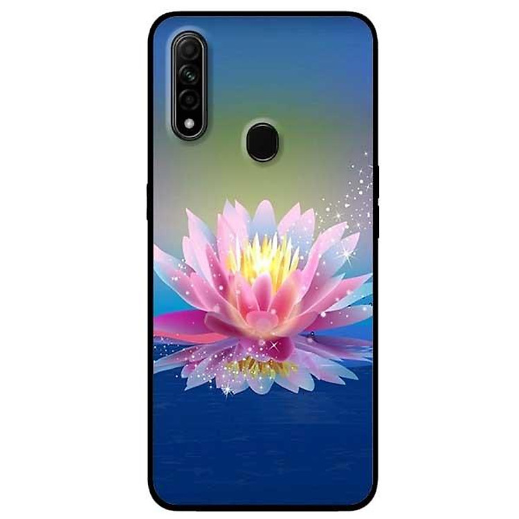 Ốp lưng dành cho Oppo A53 - A93 / F17 Pro - A31 - A8 2019 mẫu Sen Xanh Hồng