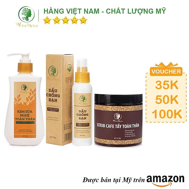 Bộ đánh bay thâm rạn Wonmom Chính hãng Giá rẻ