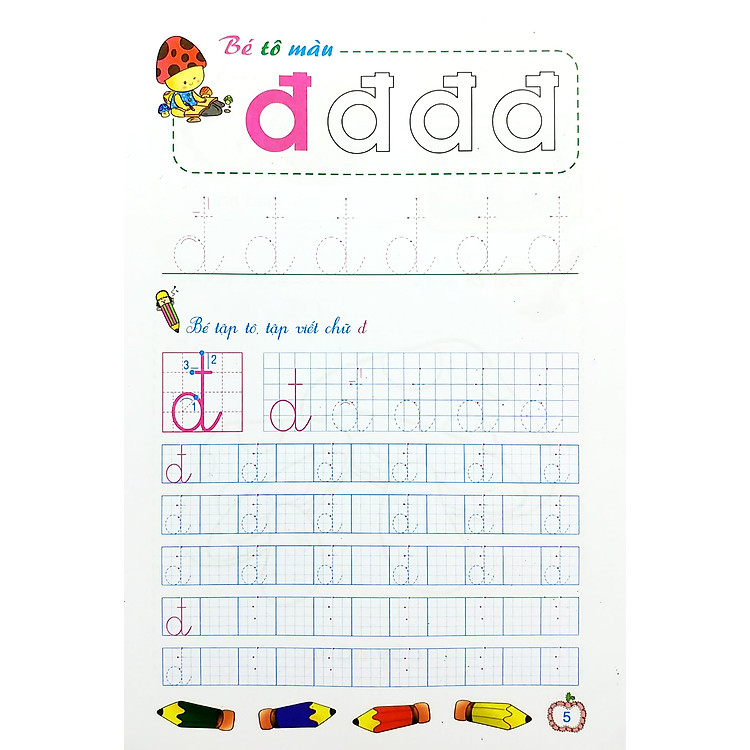 Bé Chuẩn Bị Vào Lớp Một - Vở Tập Tô Chữ - Tập 2 - Ảnh 7