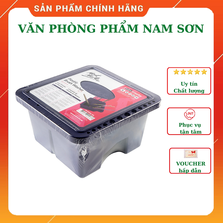Hộp Cắm và Rửa Cọ Brush Washer Mont Marte