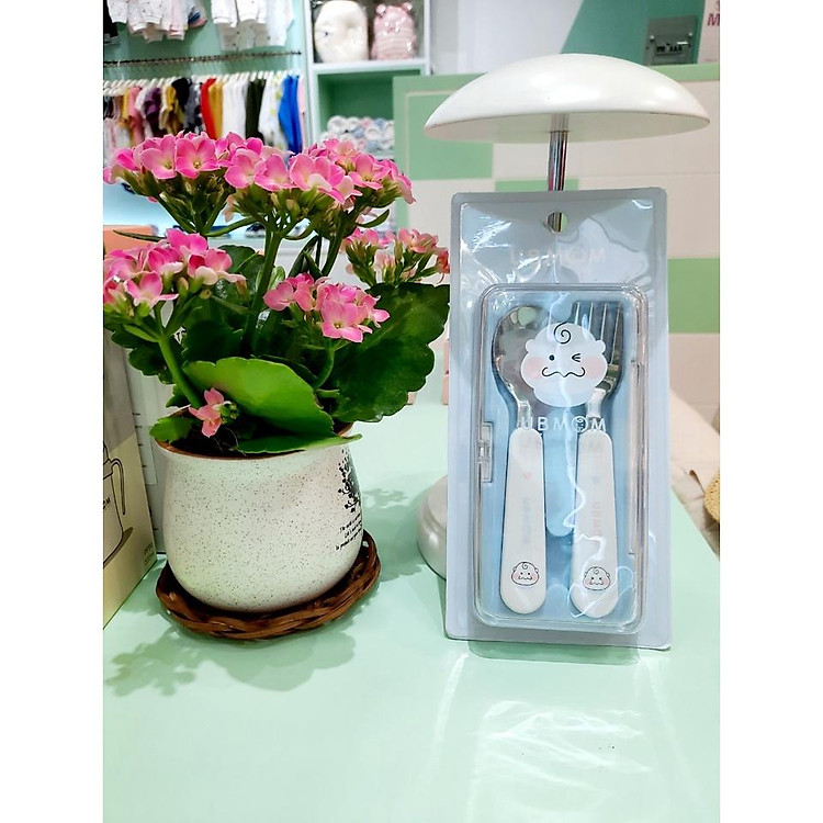 Bộ muỗng nĩa UBMOM cho bé Chính hãng Giá rẻ - Hình ảnh 3