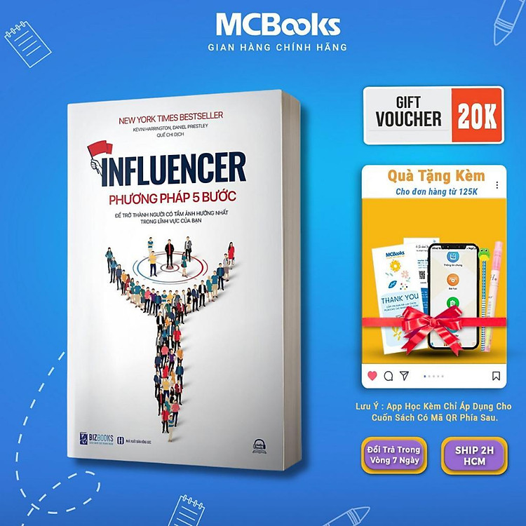 Mua tại Newshop :Influencer - Phương Pháp 5 Bước Để Trở Thành Người Có Tầm Ảnh Hưởng Nhất Trong Lĩnh Vực Của Bạn