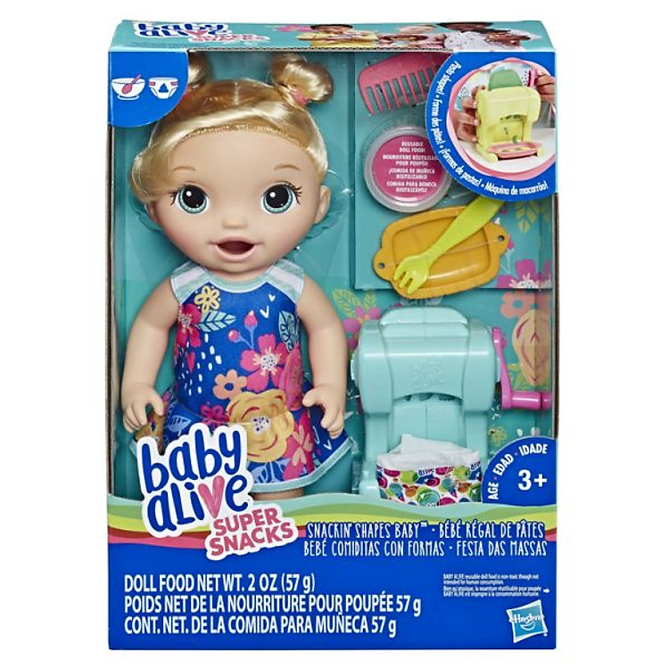 Đồ chơi búp bê mô hình BABY ALIVE Bé Sara trổ tài làm mì E3694