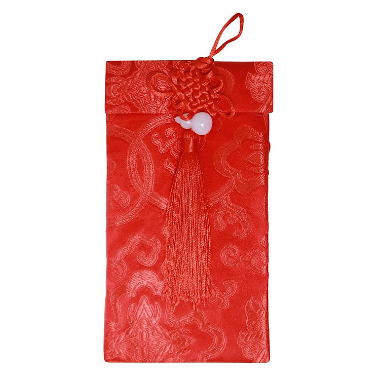 Bao Lì Xì Vải Gấm Cao Cấp Đính Hồ Lô May Mắn