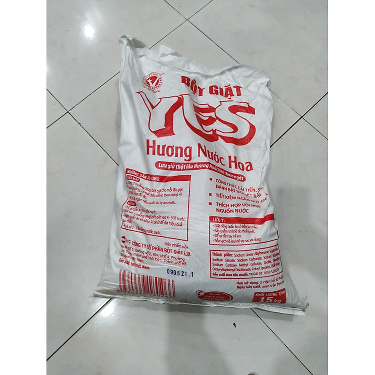 Bột Giặt YES Hương Nước Hoa 15kg