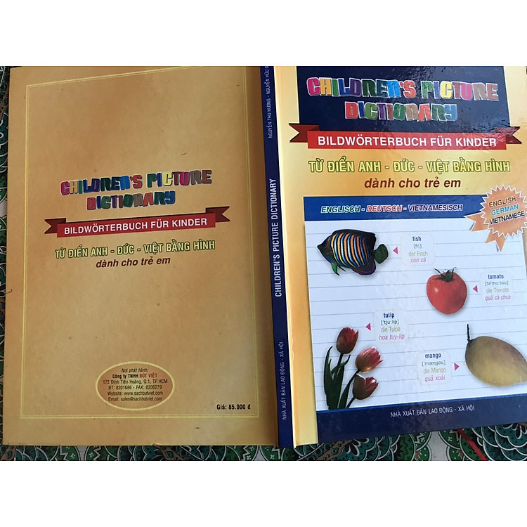 Từ Điển Anh - Đức - Việt Bằng Hình Dành Cho Trẻ Em - Ảnh 2