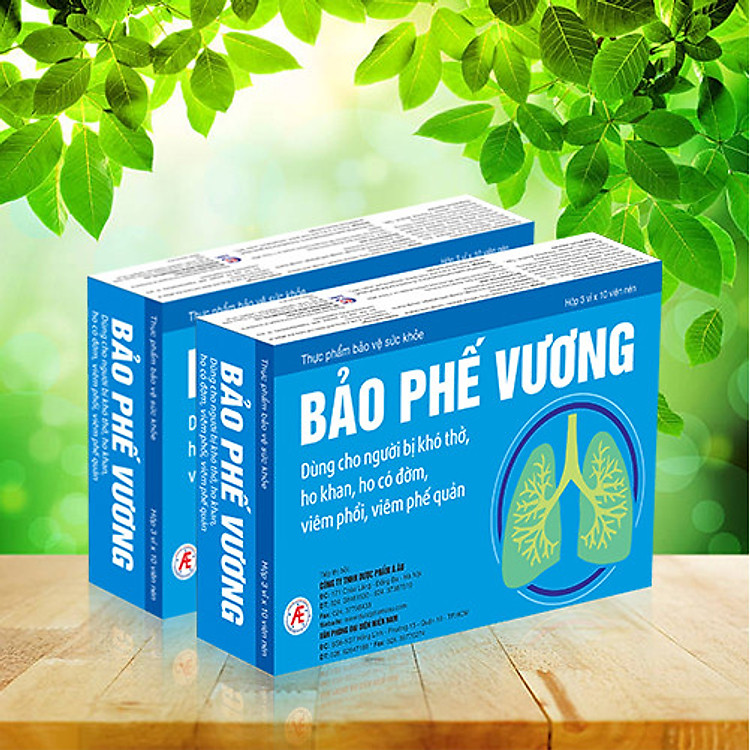 Combo 2 Hộp Thực phẩm bảo vệ sức khỏe Bảo Phế Vương