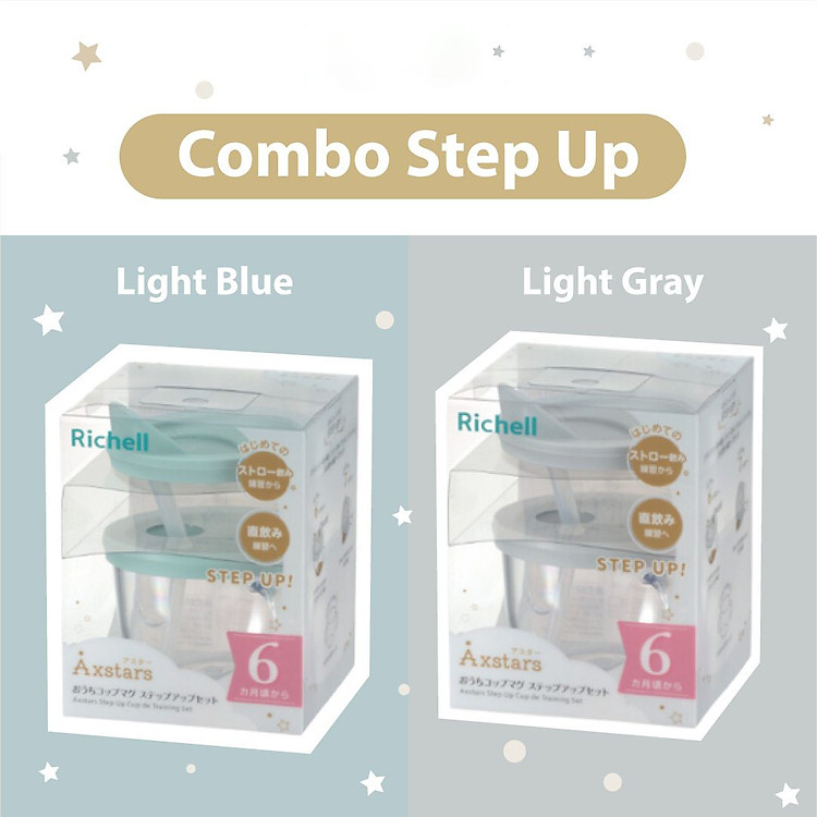 Cốc tập uống Axstars Richell 150ml Chính hãng Tiết kiệm - Hình ảnh 4