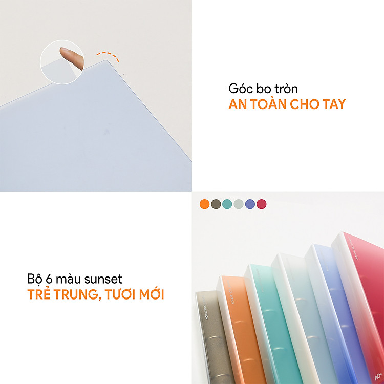 Bìa còng nhẫn O2 Sunset A4 (2.6cm) - Ảnh 3