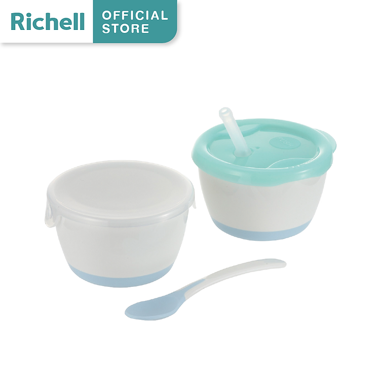 Mua tại Lazada: Bộ cốc và chén ăn dặm Richell Chính hãng, giá tốt