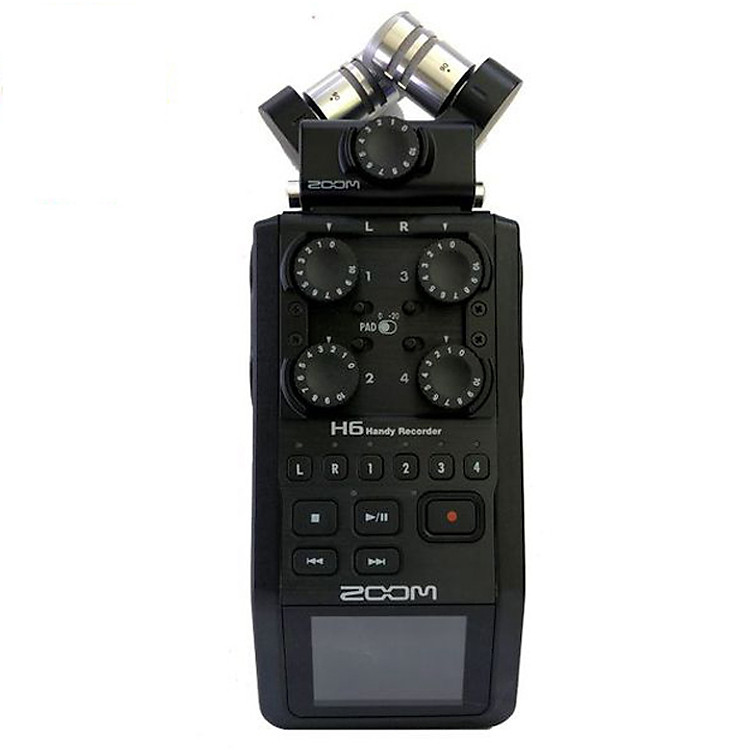 Máy Ghi Âm Chuyên Nghiệp Zoom H6 Black - Hàng Chính Hãng Tại Việt Nam ( New Product )