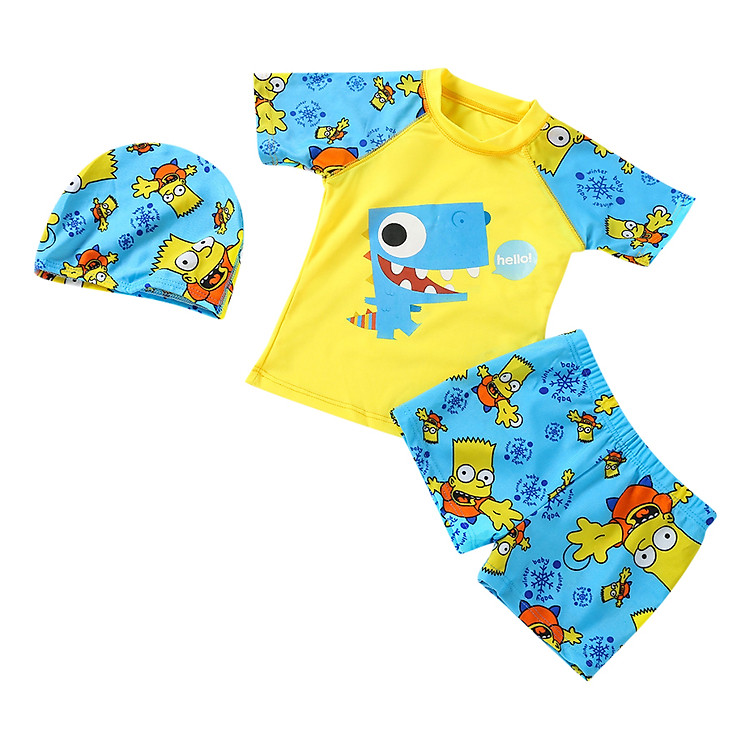 Bộ Đồ Bơi Bé Trai Hình Khủng Long Từ 8-35 Kg
