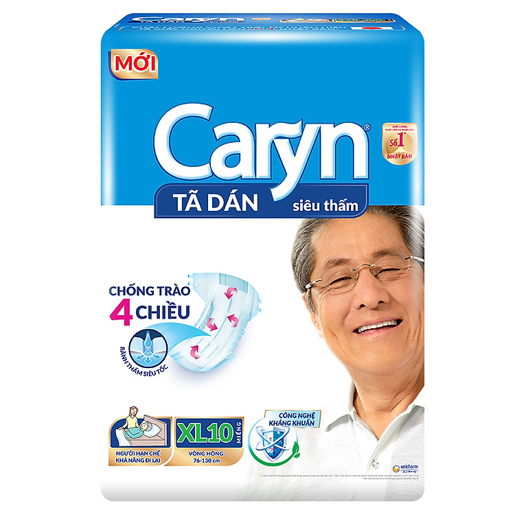 Tã dán người lớn Caryn XL10 (10 Miếng)