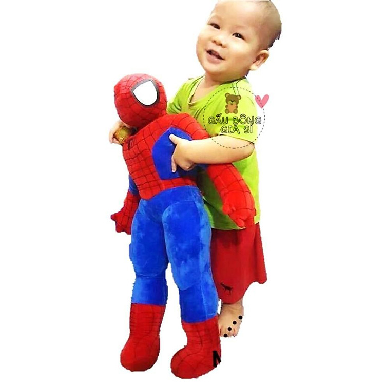 GỐI ÔM NGƯỜI NHỆN SPIDER MAN GẤU BÔNG SIÊU ANH HÙNG CHO BÉ TRAI