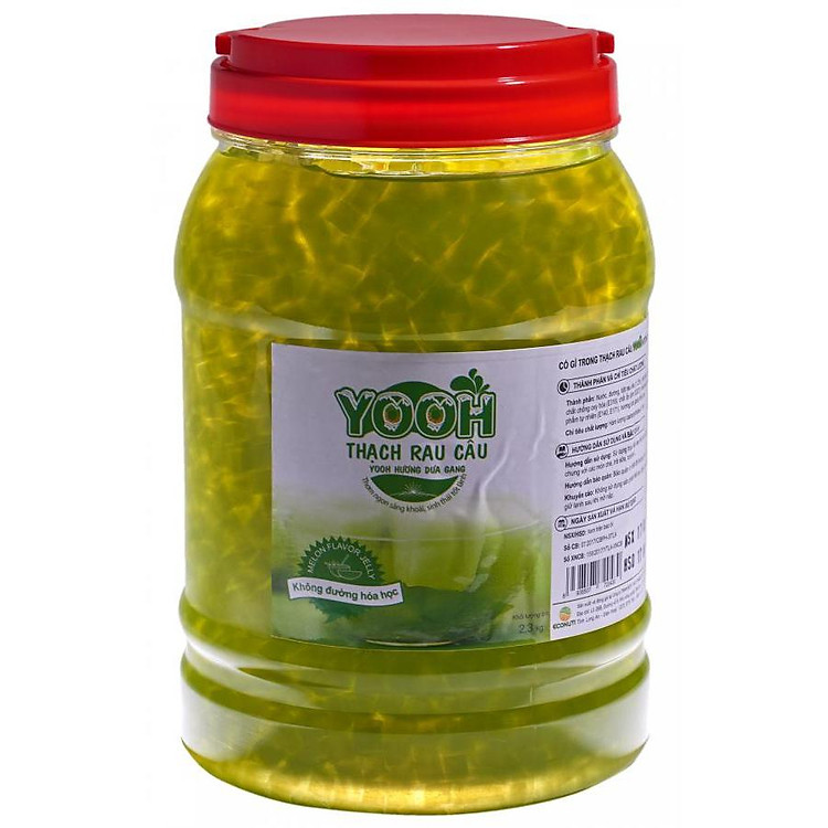 Thạch rau câu trà sữa YOOH - Vị Dưa gang 2.3 kg