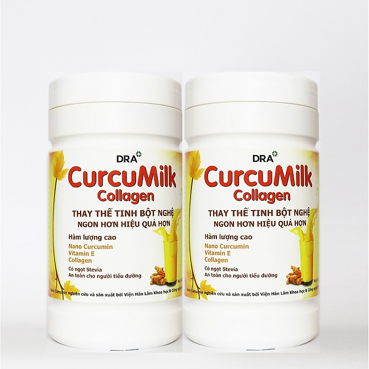 Combo 2 Hộp Thực Phẩm Chức Năng Sữa Nghệ CurcuMilk Collagen (1000g)