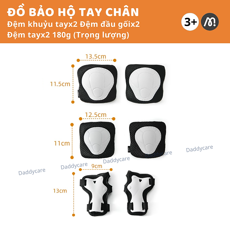 Mũ và bảo hộ tay chân cho bé Chính hãng Giá rẻ - Hình ảnh 3