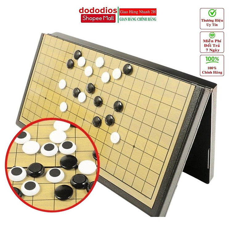 Bộ cờ vây nam châm cỡ đại 37x37cm Chính hãng Giá rẻ - Hình ảnh 4