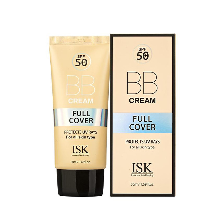 BB ISK che khuyết điểm Kiềm dầu lâu trôi chống nắng SPF50+ (50ml)