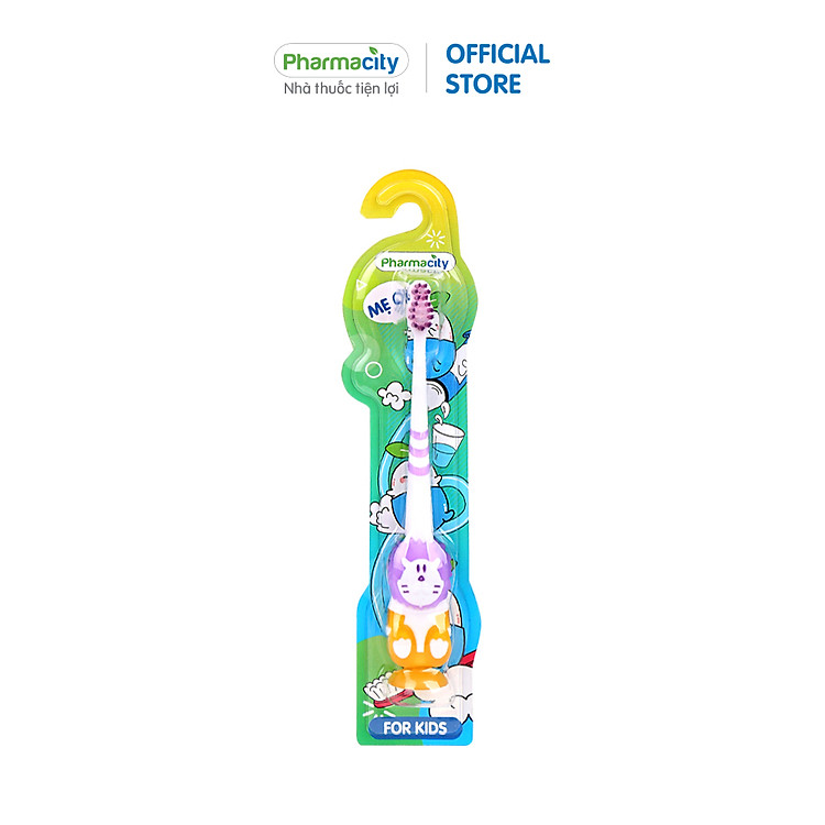 Bàn chải đánh răng trẻ em Pharmacity Chính hãng Tiết kiệm