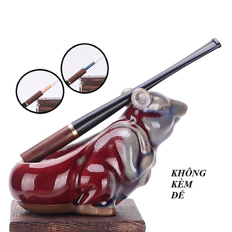 Tẩu thuốc gỗ cẩm lai cao cấp (giao màu ngẫu nhiên)