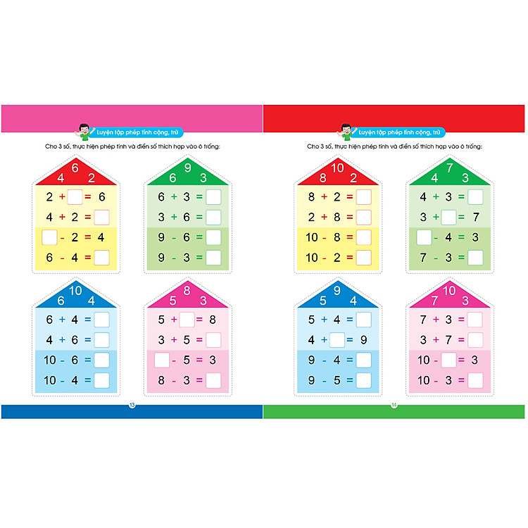 Bộ Vở Viết Xóa Được - Làm Toán Không Sợ Sai - Ảnh 9