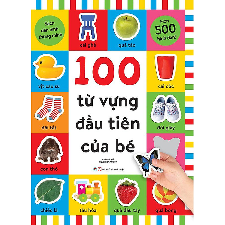 Dán Hình Thông Minh – 100 Từ Vựng Đầu Tiên Của Bé