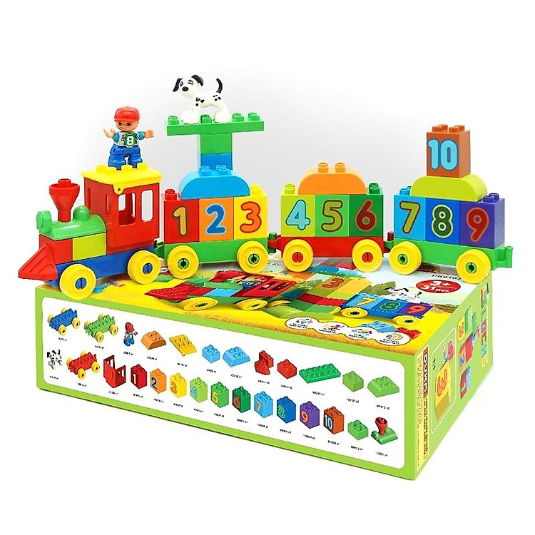 Mua Đồ Chơi Ghép Hình Đoàn Tàu DK81021 Chính hãng Tiết kiệm - Hình ảnh 2