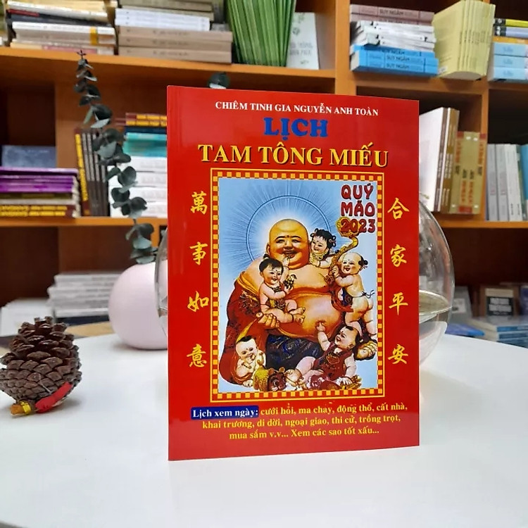 Mua Lịch Tam Tông Miếu Quý Mão 2023 tại Thư Quán Hạnh Phúc