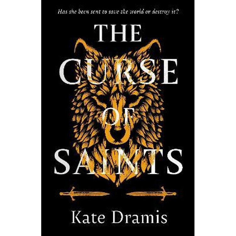Sách - The Curse of Saints by Kate Dramis (UK edition, hardcover)
