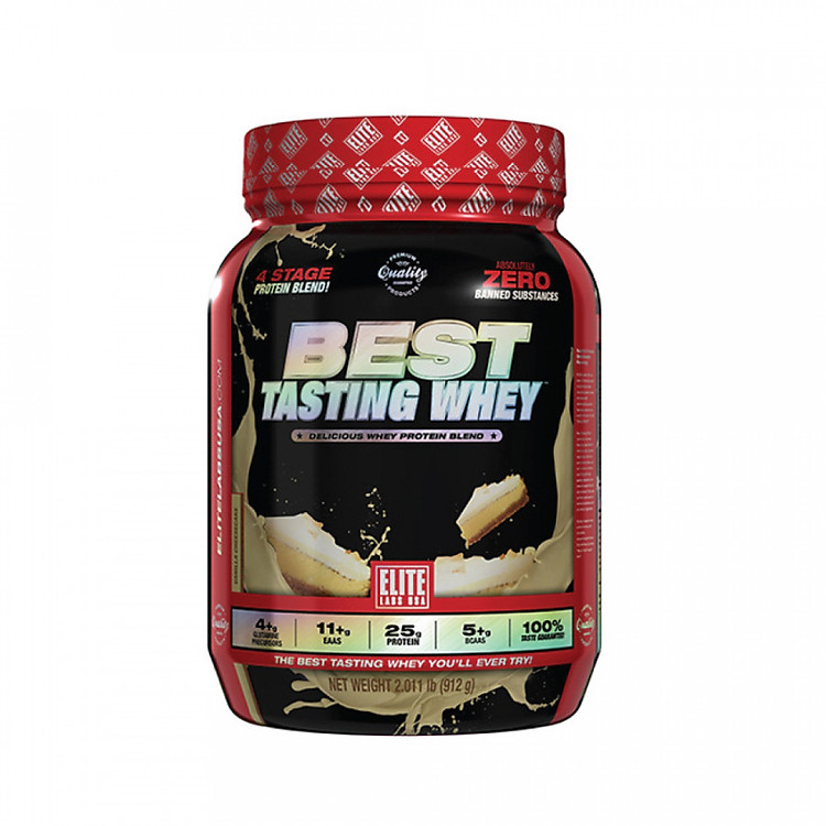 Sữa Tăng Cơ Best Tasting Whey Protein Elite Labs 907g