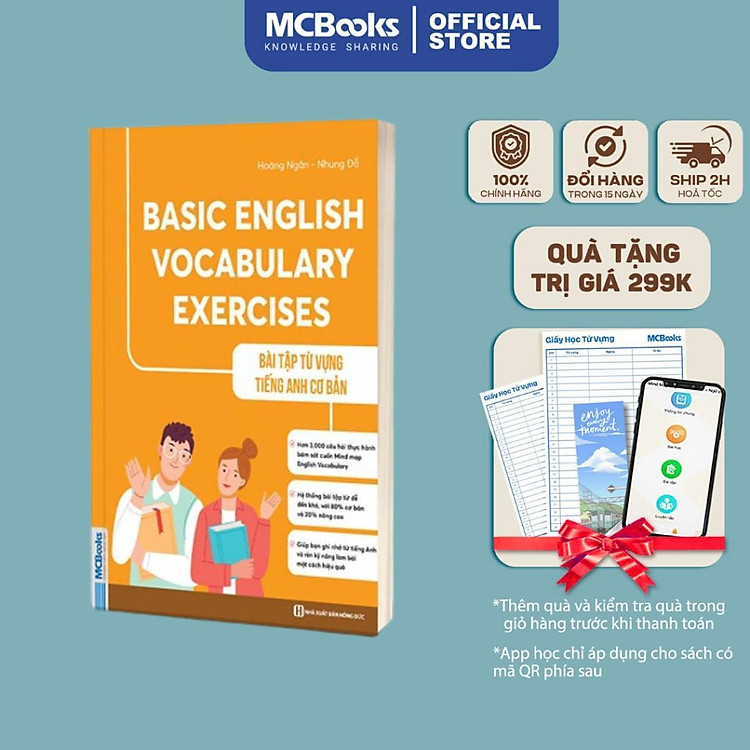 Bài Tập Từ Vựng Tiếng Anh Cơ Bản – Basic English Vocabulary Exercises