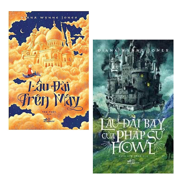 Combo Sách Văn Học Hay: Lâu Đài Bay Của Pháp Sư Howl (Tái Bản 2020) + Lâu Đài Trên Mây