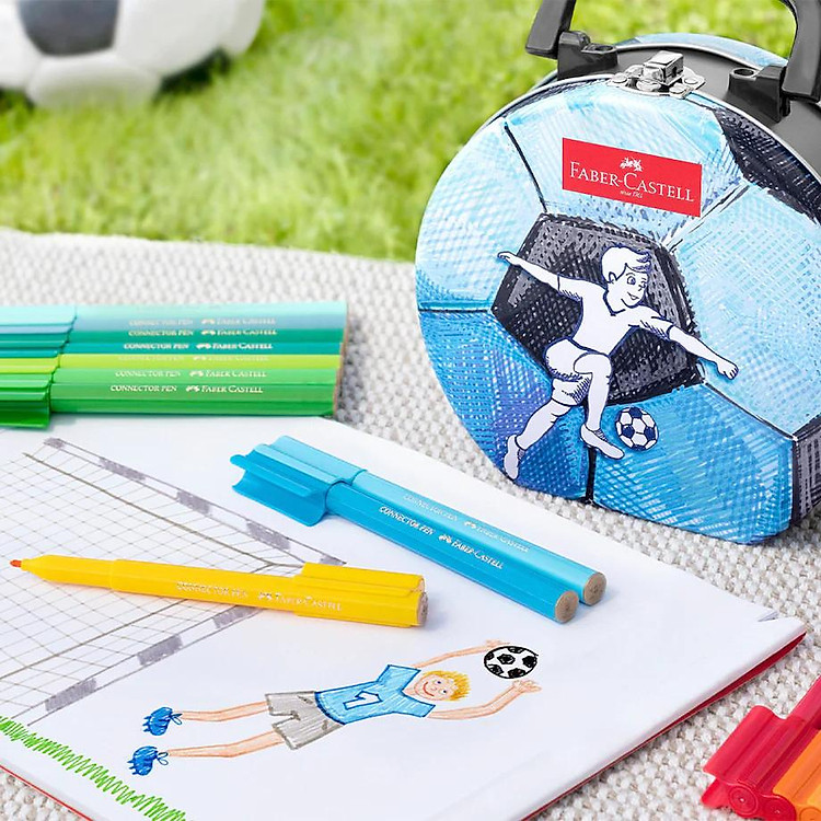 Hộp Bút Lông Màu Connector Faber-Castell (33 chiếc) - Ảnh 4