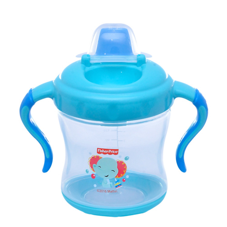 Cốc tập uống núm silicone Fisher Price 250ml - FP2011220