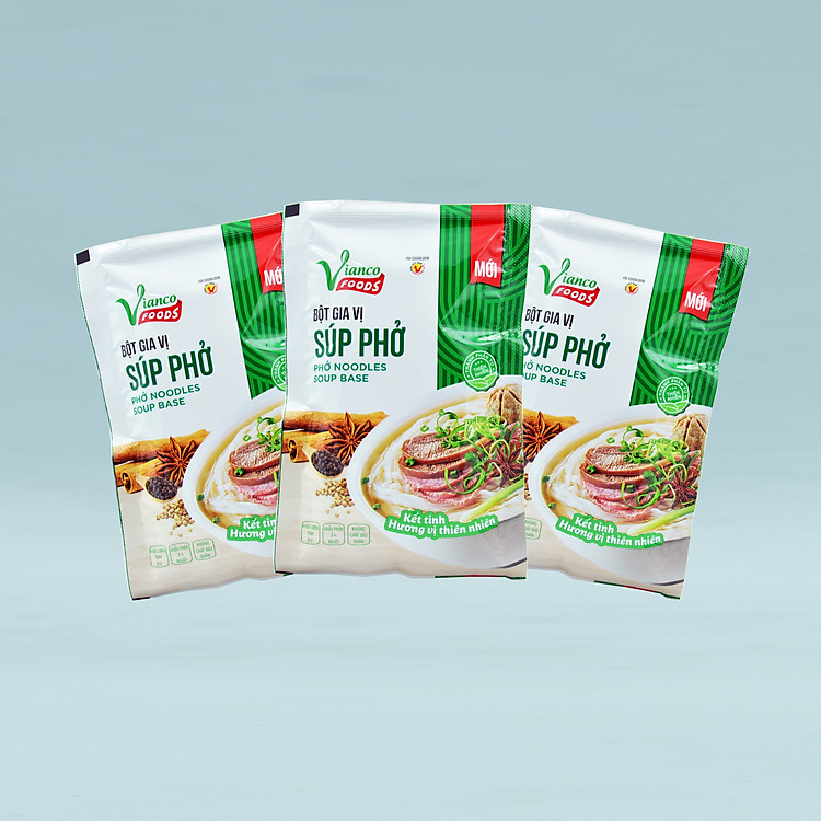 Combo 3 gói Bột Gia Vị Súp Phở Việt Ấn 18gr (18gr/gói)