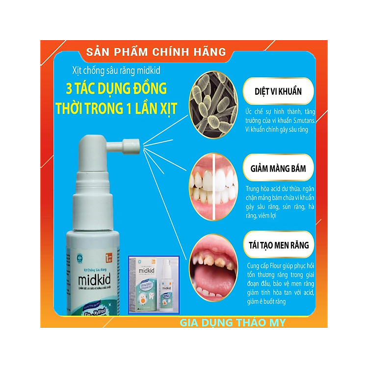 Tham Khảo tại ConCung: Xịt Chống Sâu Răng MIDKID Cho Bé , nhận ngay nhiều Ưu đãi