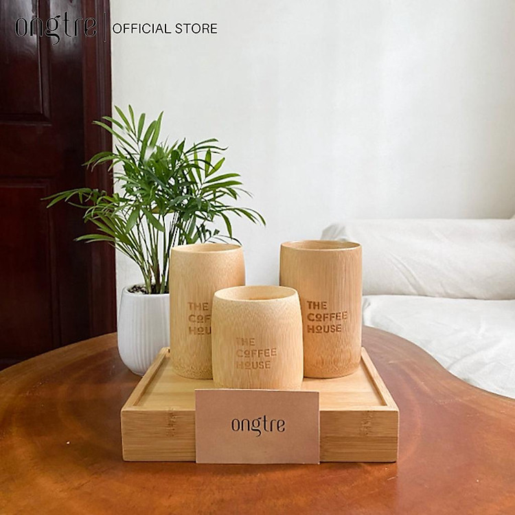 Cốc Ly Tre ONGTRE In Logo Theo Yêu Cầu