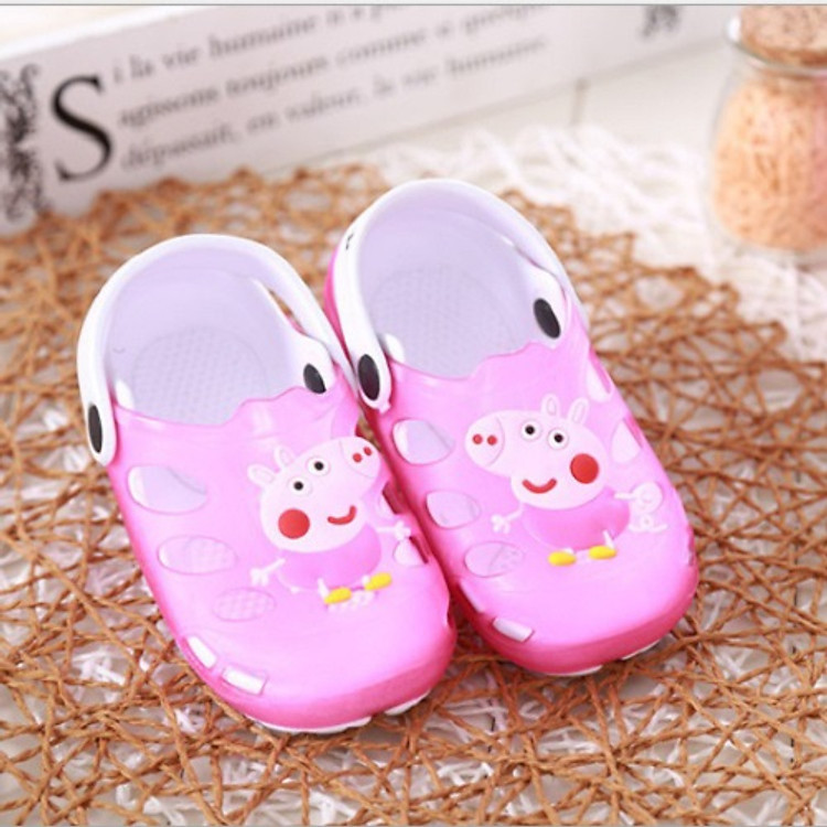 Dép Sục Cho Bé 2 - 8 Tuổi hình heo Peppa size 28