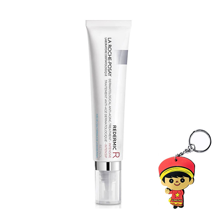 Kem Giảm Nếp Nhăn Sâu La Roche-Posay Redermic Retinol Anti-Aging Treatment Intensive (30mL,tặng kèm móc khóa)