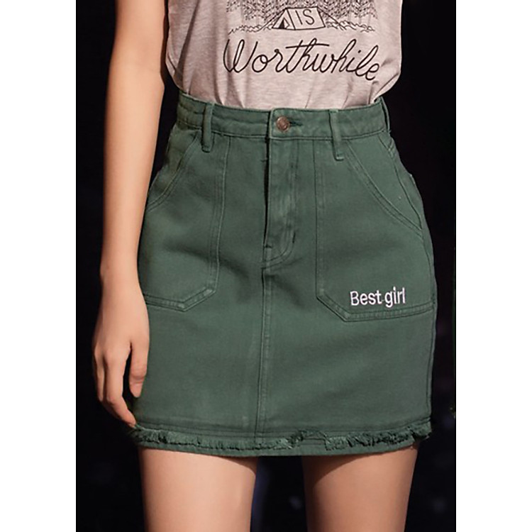 Chân Váy Thêu Best Girl Gumac CVJ12009